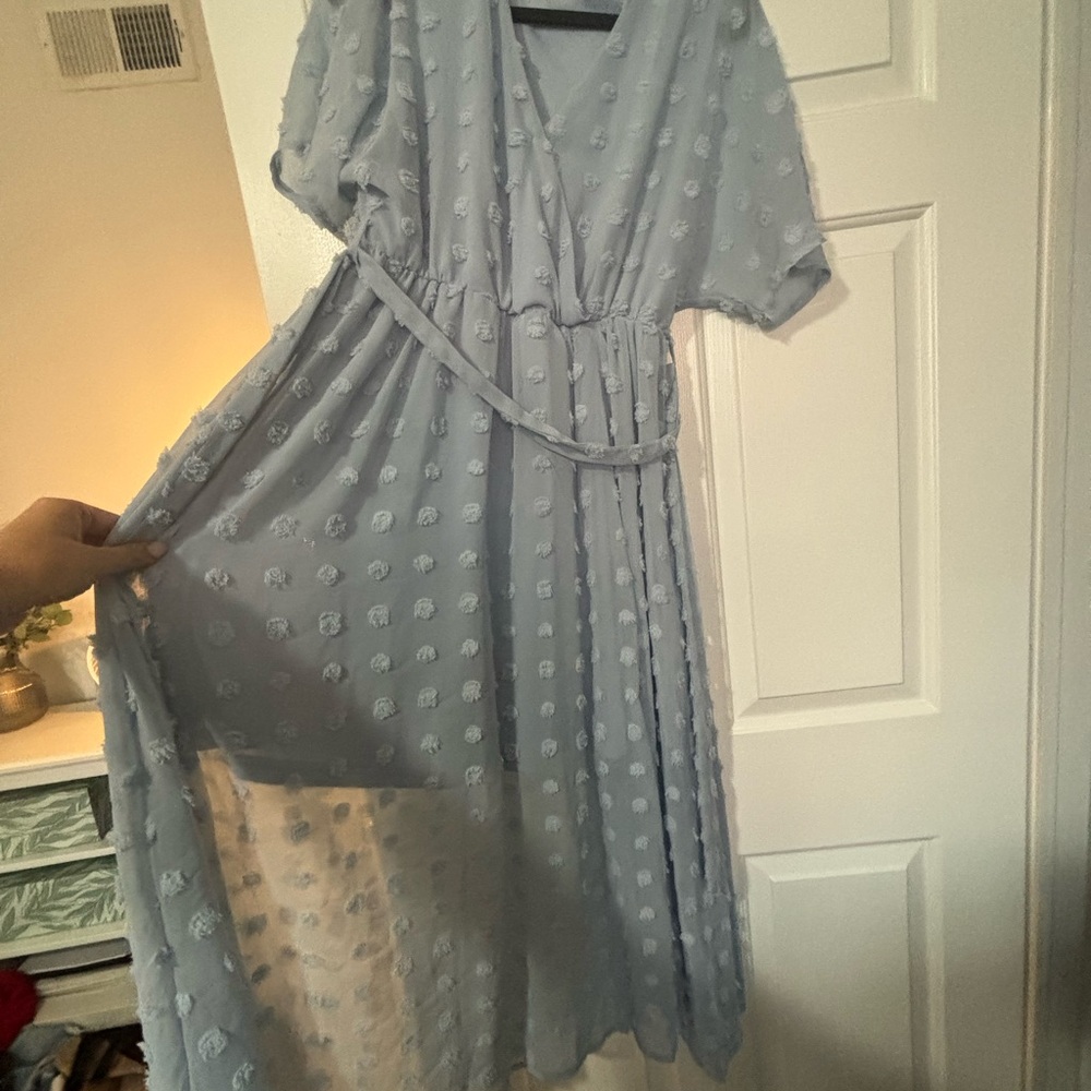Blue Dot Dress